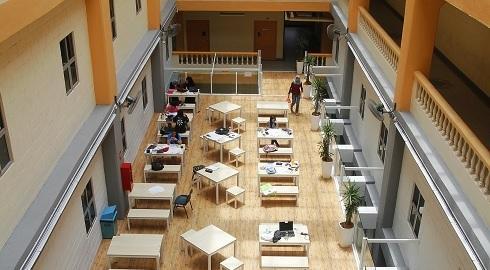 Student hostel common hall